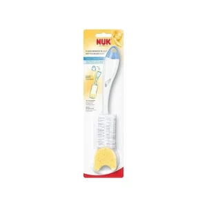 NUK Goupillon 2 en 1 Avec Eponge