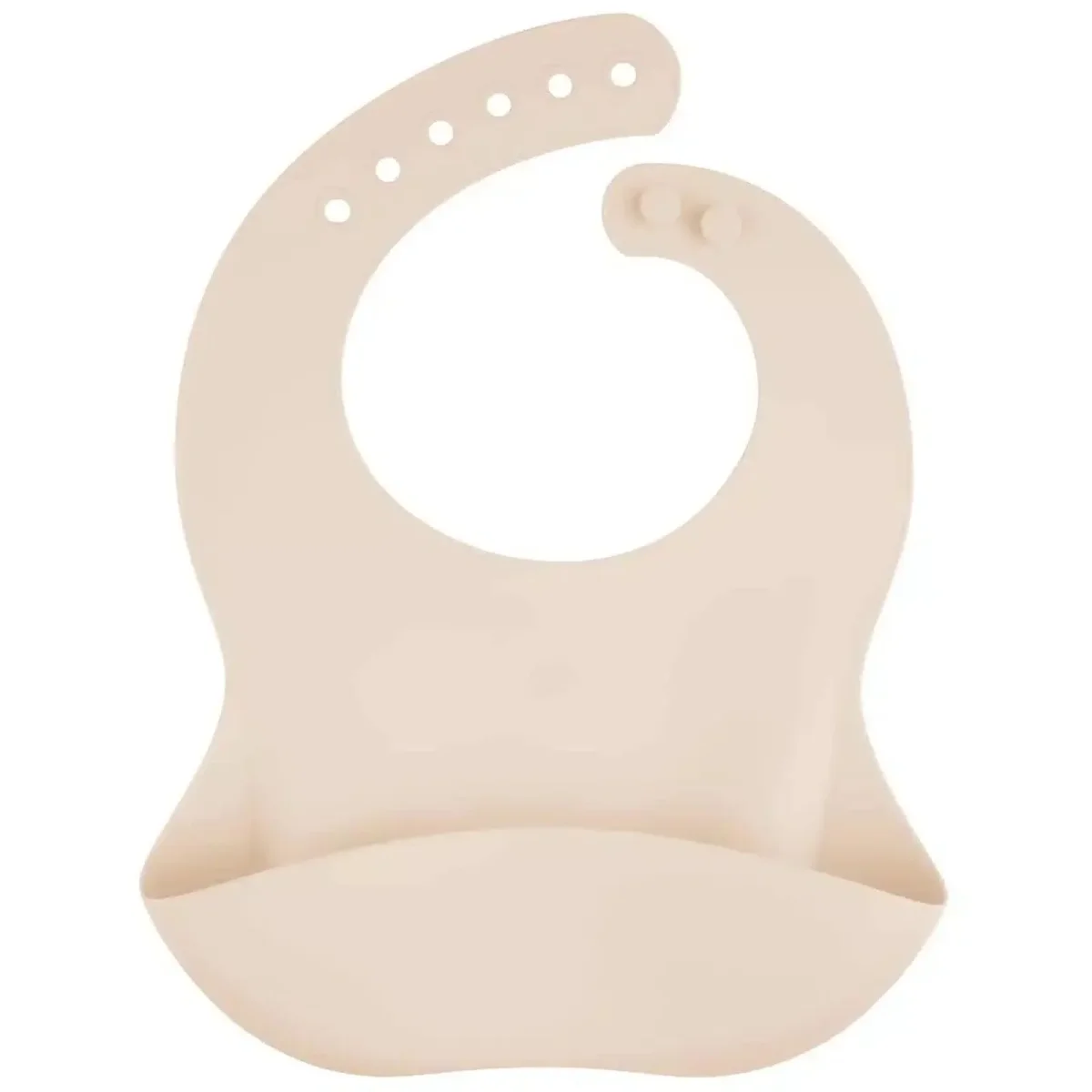 CANPOL BABIES Bavoir Silicone Crème 4 m+