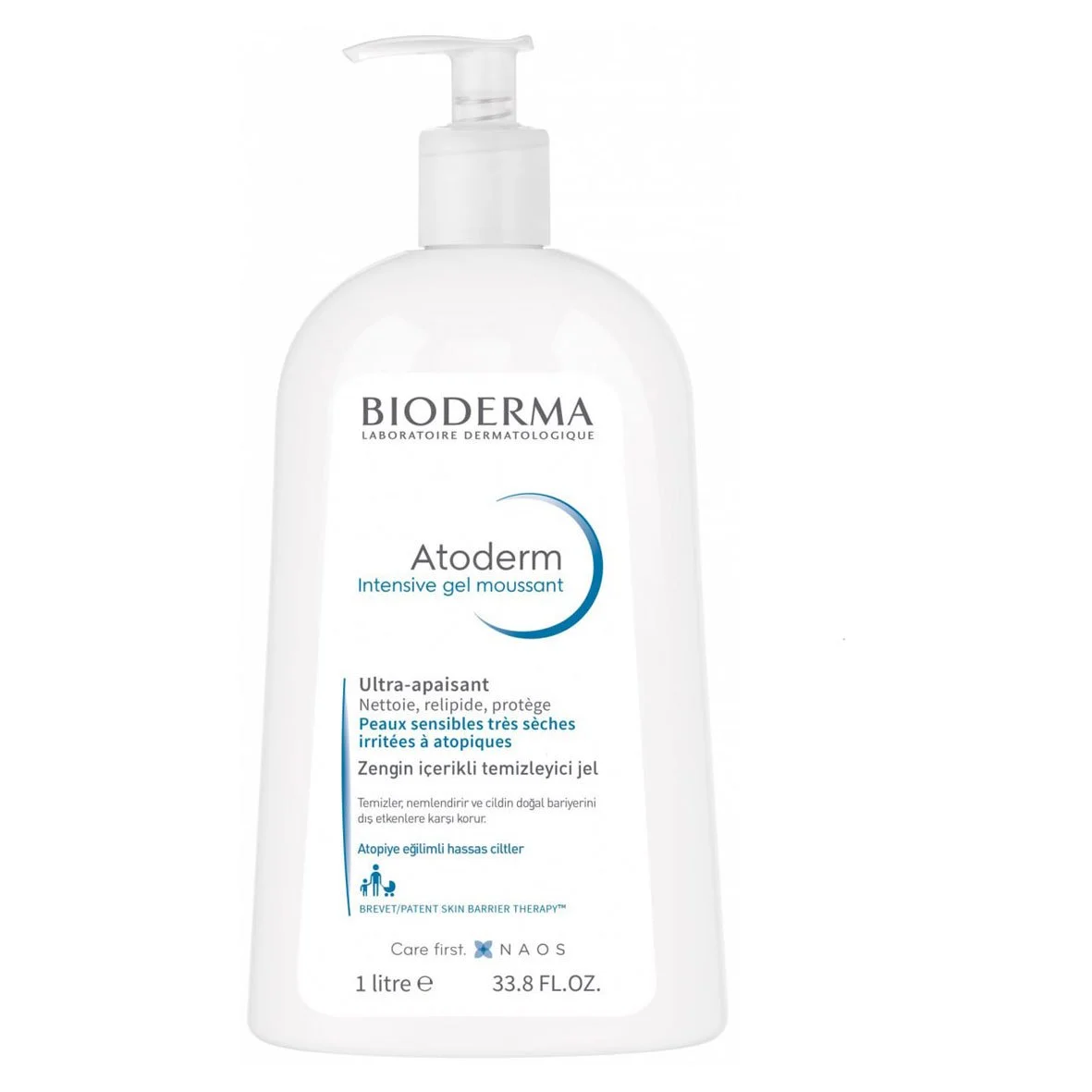 BIODERMA Atoderm Intensive Gel Moussant 1 litre