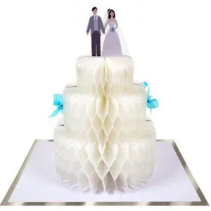 Carte à poser Gâteau de mariage Meri Meri