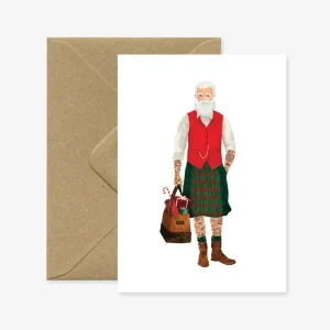 Carte de voeux Santa is a Hispter All The Ways To Say