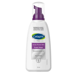Cetaphil mousse nettoyante pour peau à succès acnéique