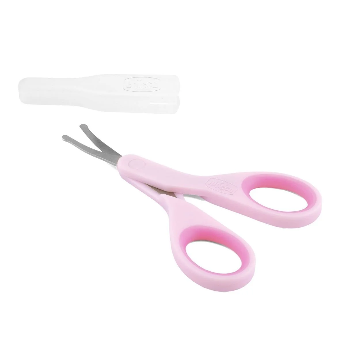 CHICCO Ciseaux Rose avec Etui Protecteur – Image 3