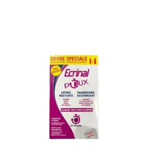 ECRINAL Pack Lotion et Shampooing Anti Poux