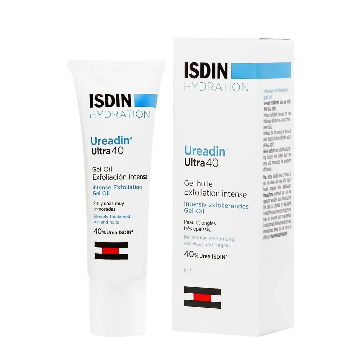 Isdin hydration ureadin ultra 40 gel huile exfoliation