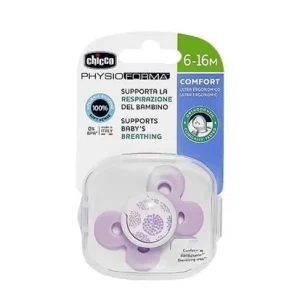 CHICCO Sucette Physio Comfort 6-16 mois