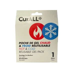 CURALL Poche De Gel Chaud & Froid Réutilisable 1 Pièce