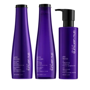 Yubi Blonde : Routine neutralisante et illuminatrice pour cheveux blonds fins à moyens