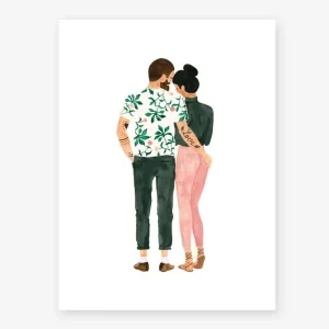 Affiche Hipsters lovers All the Ways to Say – Format au choix