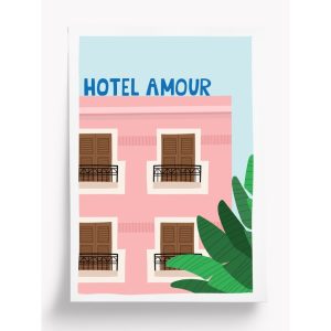 Affiche A4 Hôtel Amour Taxi Brousse