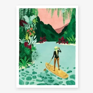 Affiche Paddle girl All the Ways to Say – Format au choix