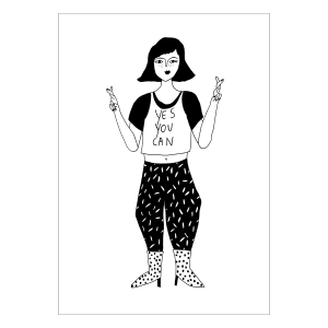 Affiche Yes you can Helen B