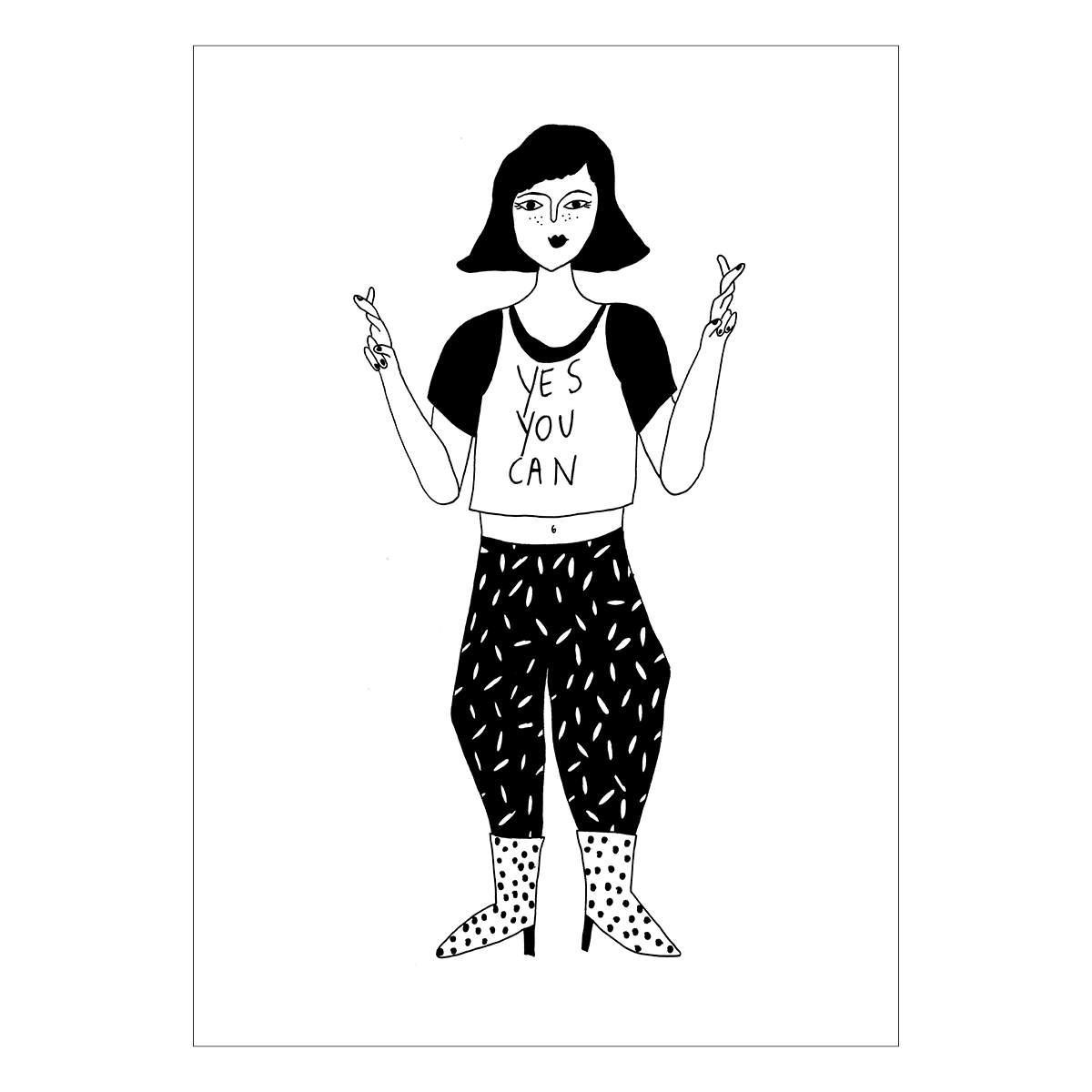 Affiche Yes you can Helen B