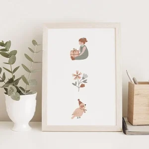 Affichette Friends compagnie Atelier Oranger