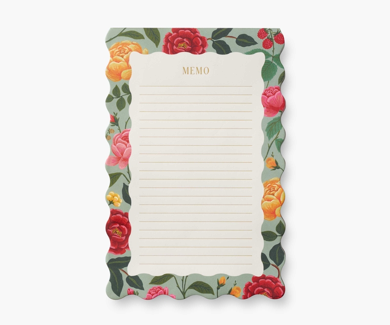 Bloc-notes Roses Rifle Paper