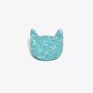 Broche Chat paillette – Barnabé aime le café