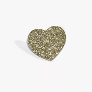 Broche Coeur paillette – Barnabé aime le café