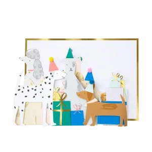 Carte anniversaire accordéon chien Meri Meri