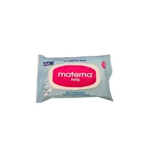 MATERNA Bébé Lingettes Pocket Bleu 20 Pièces