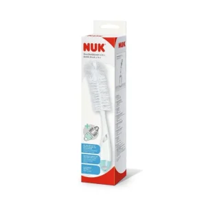 NUK Goupillon 2 EN 1 Double Fibre