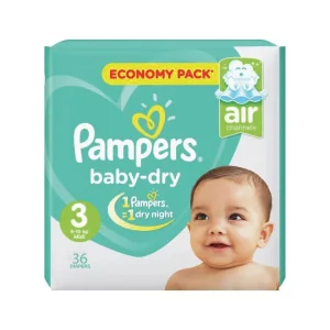 PAMPERS Baby-dry Couche 3, 6-10 kg