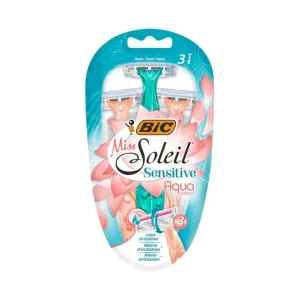 BIC Miss Soleil Sensitive Aqua Rasoirs Jetables Lot de 3