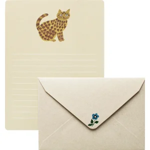 Papiers à lettre et enveloppes – Chat Rosette