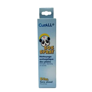 CURALL SOS Spray Nettoyage Antiseptique des Plaies